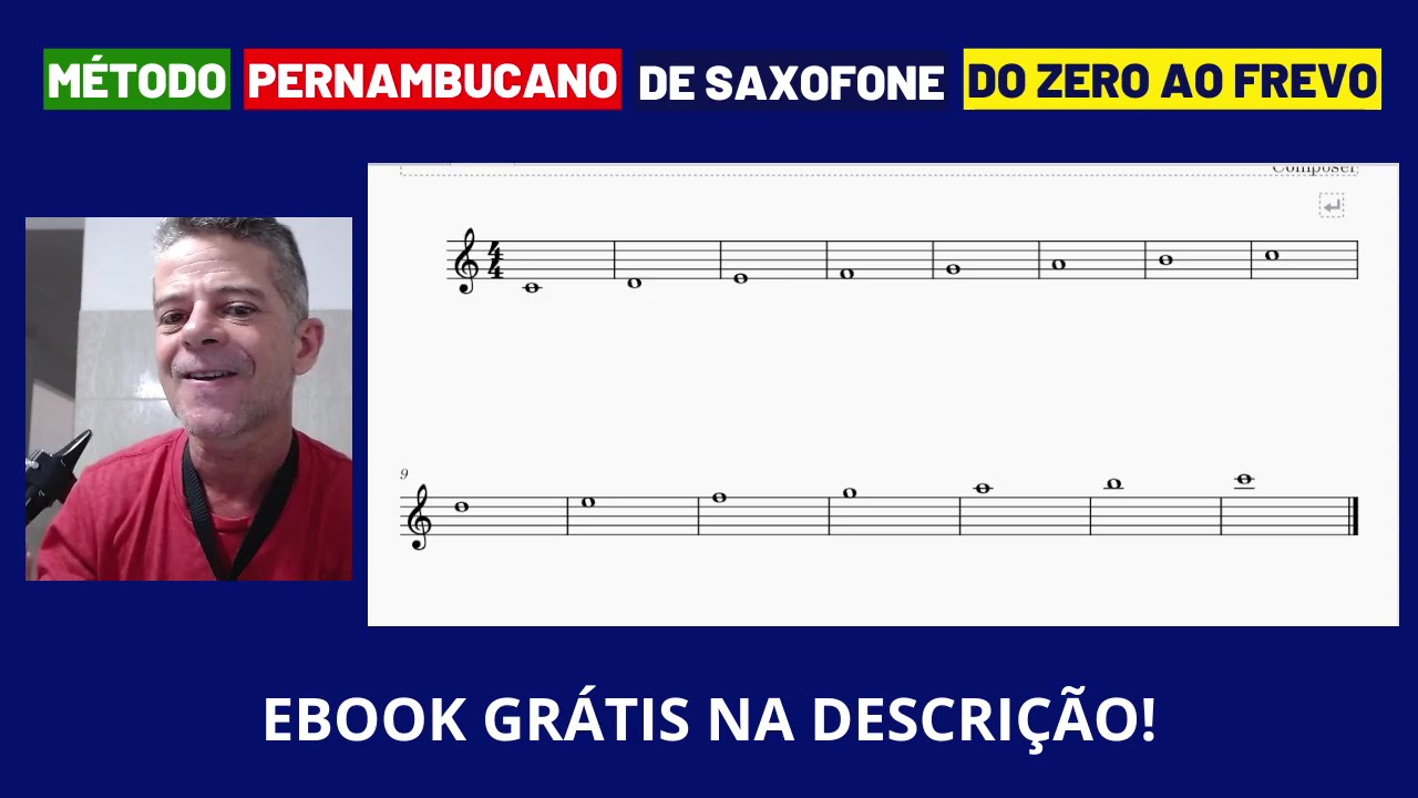 A Aula de Saxofone mais Importante - Grátis