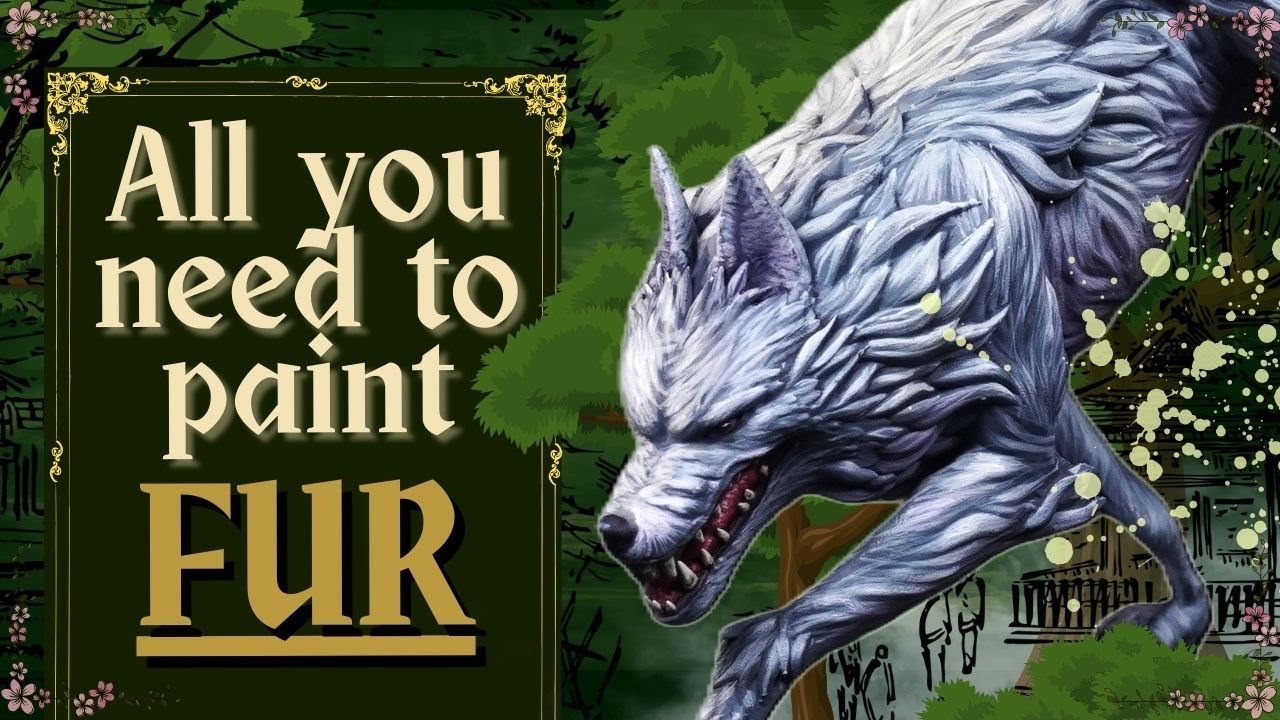 Painting FUR has never been so easy | Pintar PELAJE nunca fue tan fácil (Princess MONONOKE)