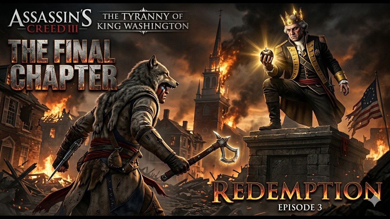 ASSASSIN'S CREED 3 REMASTERED THE TYRANNY Of KING WASHINGTON DLC PS5 Walkthrough Gameplay Part 3