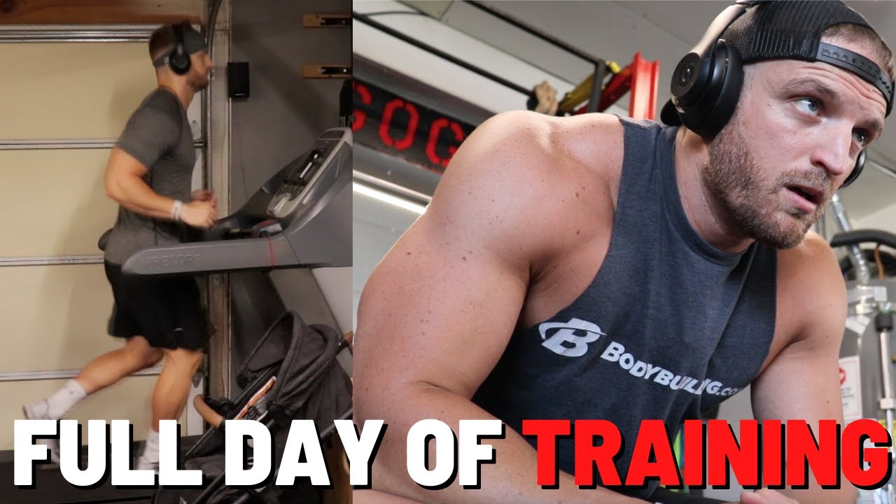FULL DAY OF TRAINING | MORNING CARDIO | CHEST WORKOUT