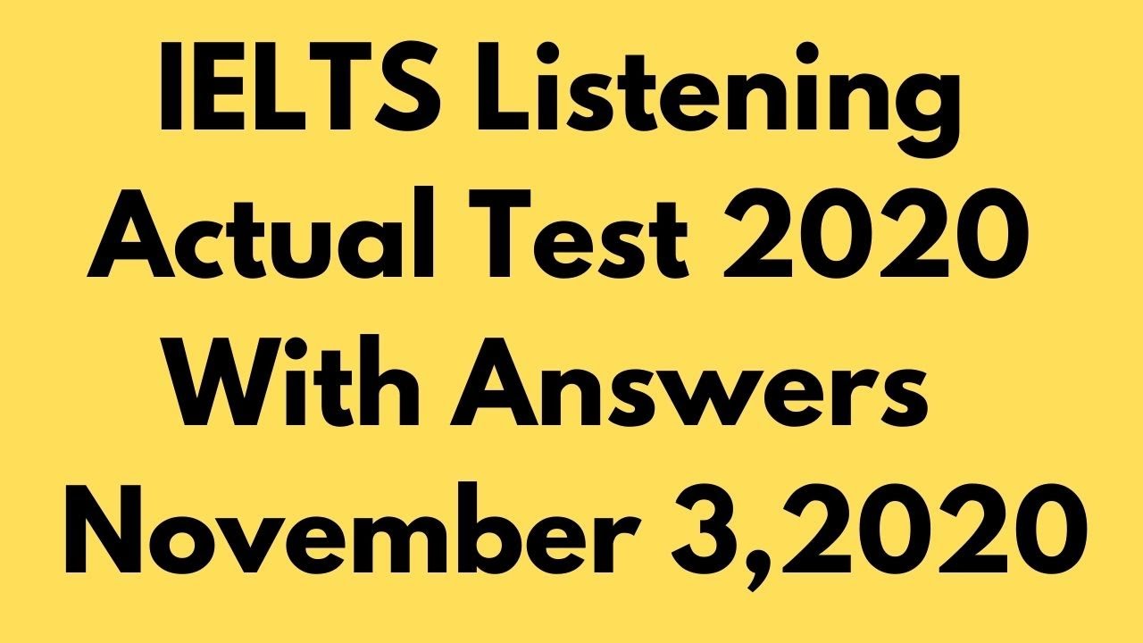 IELTS Listening Actual Test 2020 With Answers | 11.03.2020 | Hard IELTS Listening TEST - Watch Now