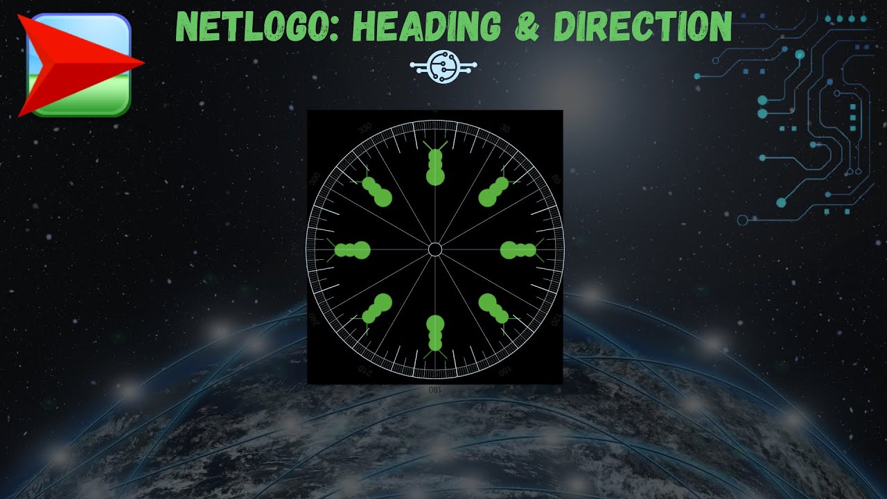 6. NetLogo: Changing Heading/Direction of an Agent