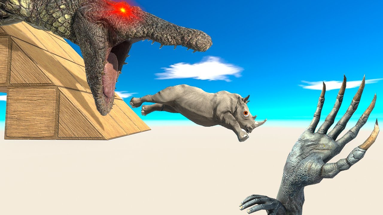 🏃 BE FAST and CROSS the PURUSSAURUS BRIDGE - Animal Revolt Battle Simulator