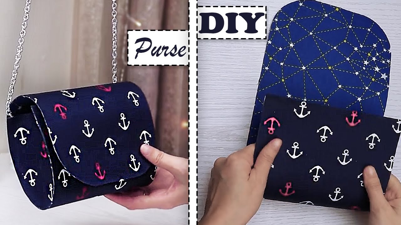 HOW TO MAKE A PURSE 😍 Crossbody Bag Without Sewing Machine DIY Girl Craft