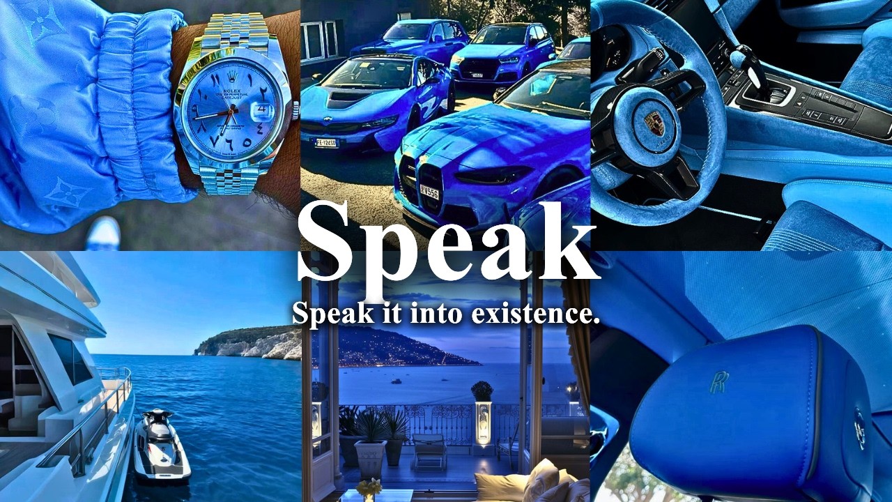 Speak What You Want Into Existence