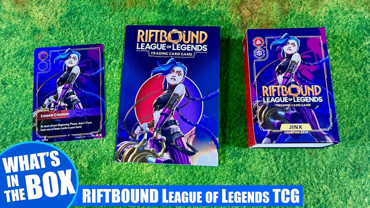 Коллекционная карточная игра RIFTBOUND League of Legends | Распаковка колоды JINX CHAMPIONS | Rio...