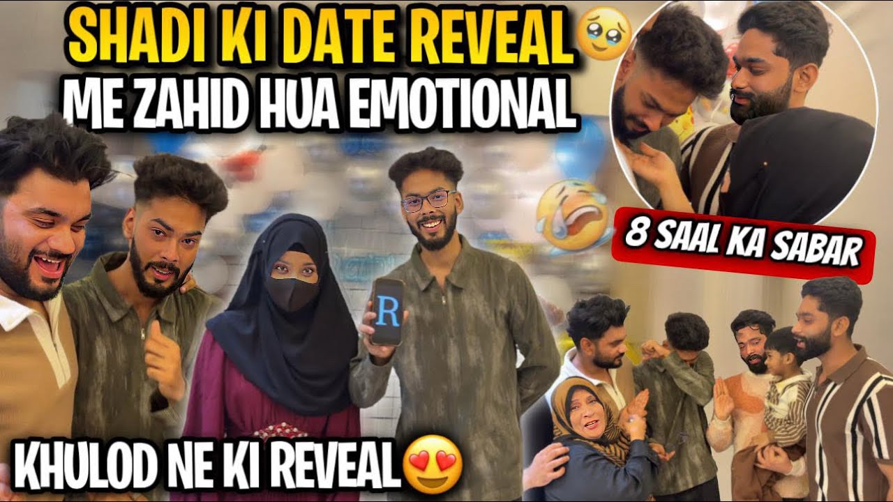 Shadi Ki Date Reveal😭Zahid Hua Emotional | 8 Saal Ka pyaar or Sabar | AALTU FALTU |