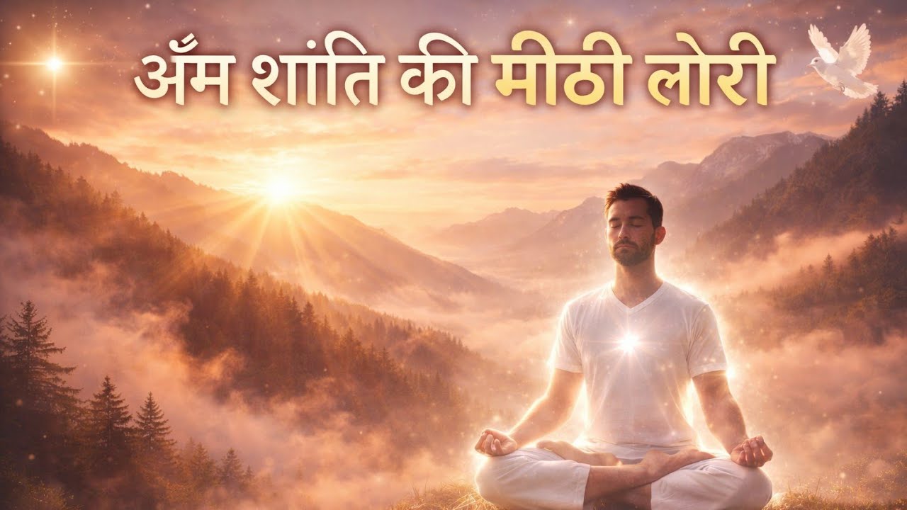 ओम् शांति की मीठी लोरी|| Meditation Song | रूहानी यात्रा शिव बाबा के साथ|Brahma kumaris 