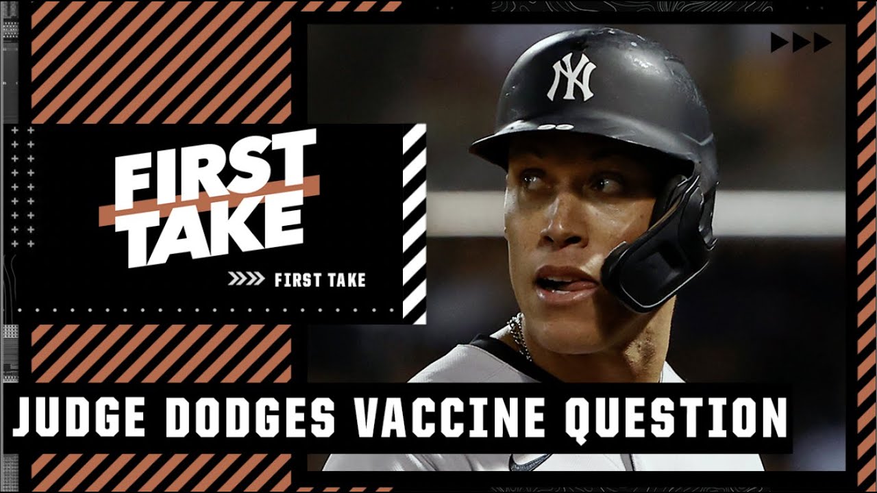 Reacting to Aaron Judge dodging vaccine question | First Take