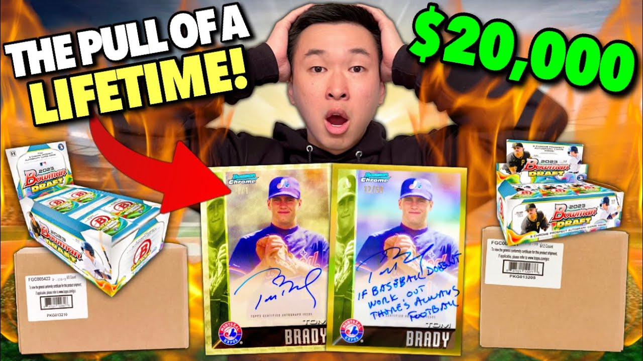 *$20,000 PULL OF A LIFETIME! 😱🔥* I opened $20K in packs until I pulled TOM BRADY'S Bowman autograph!