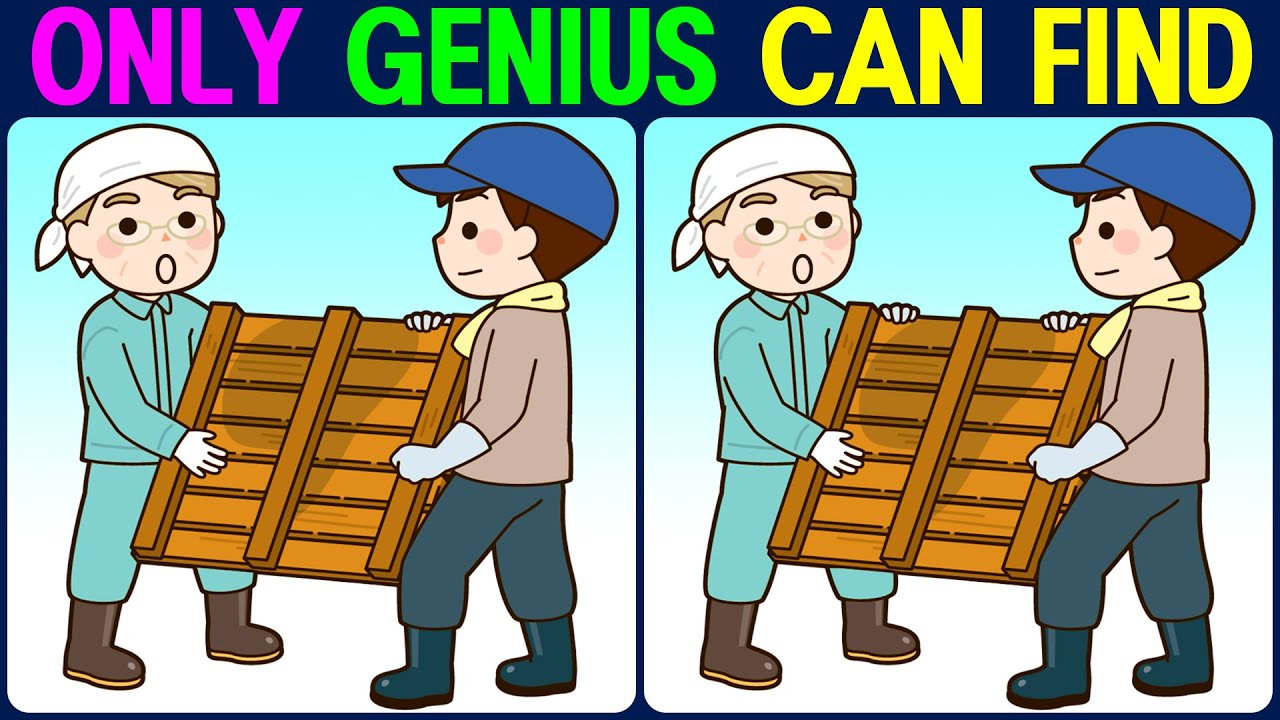 【Find the Difference】 Only Genius Can Spot The Difference!