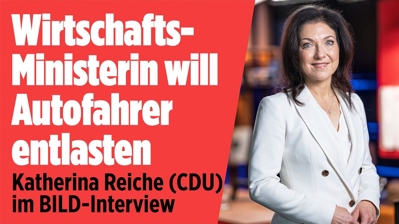 Wirtschaftsministerin Reiche: Droht bald ein Spritengpass in Deutschland? | BILD TALK