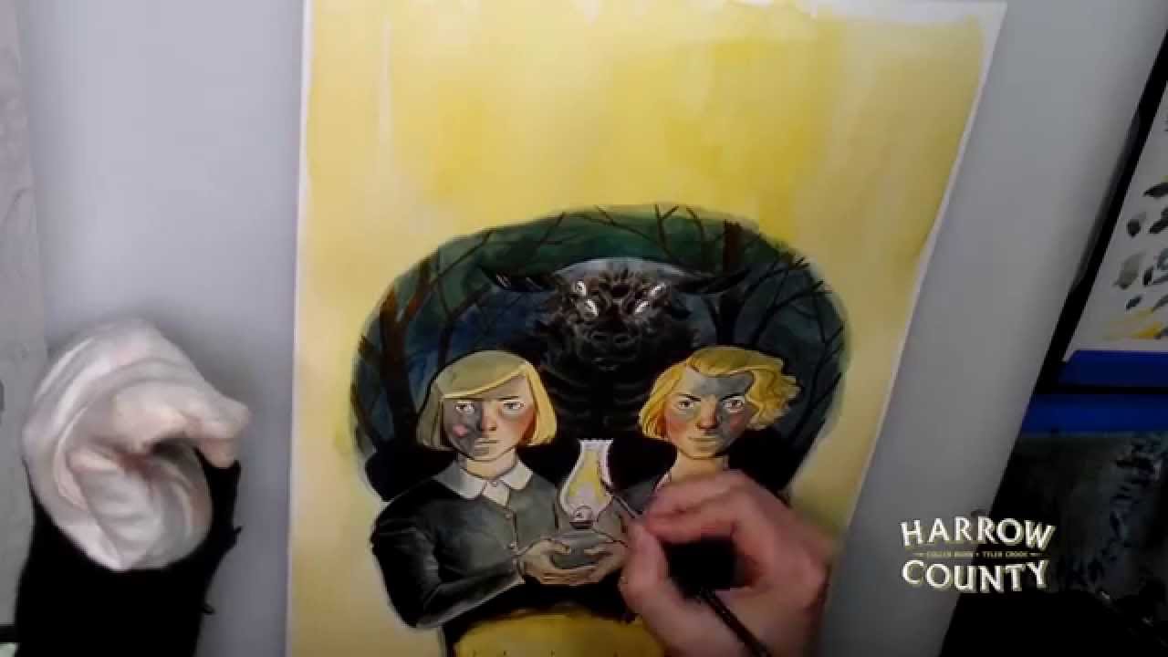 Harrow County #5 Cover Timelapse