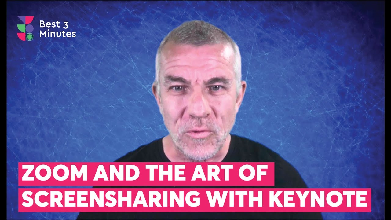 Zoom and the Art of Screensharing with Keynote - with online presentation expert David Beckett