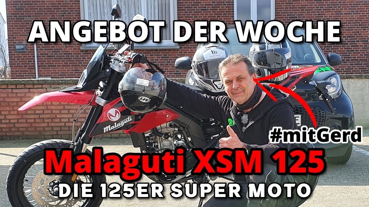ANGEBOT DER WOCHE | Malaguti XSM 125 | SuperMoto | A1 Bike | 125er  [DE HD]