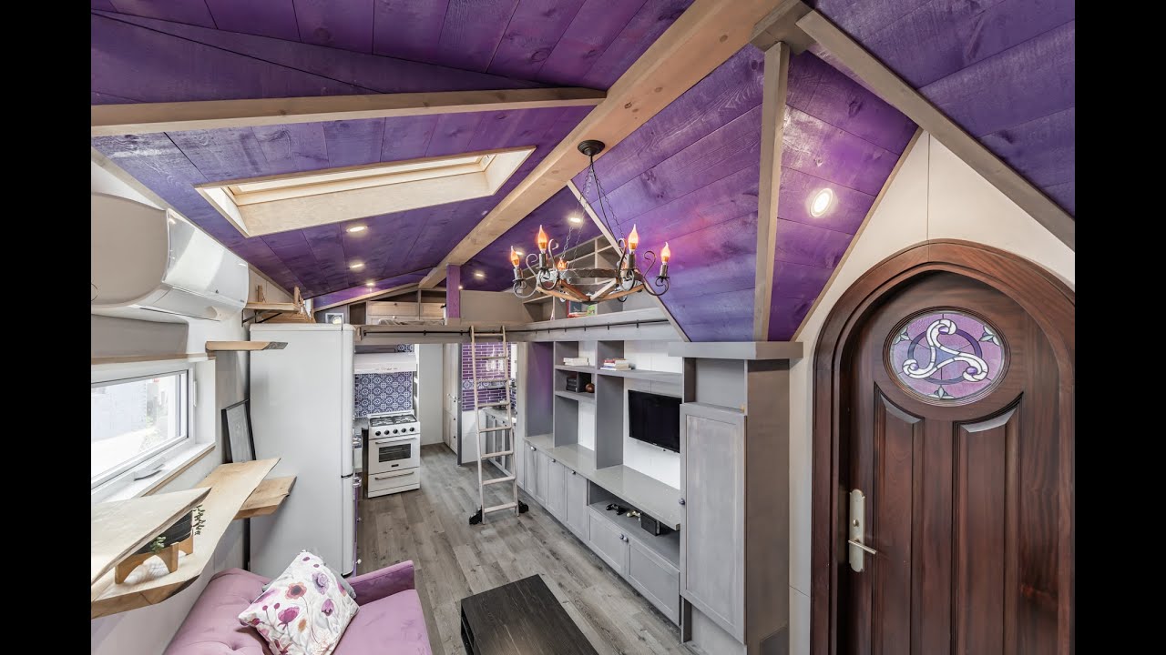 Luxury and Magical Castle on wheels - Acorn Tiny Homes - The Purple Heart Manor