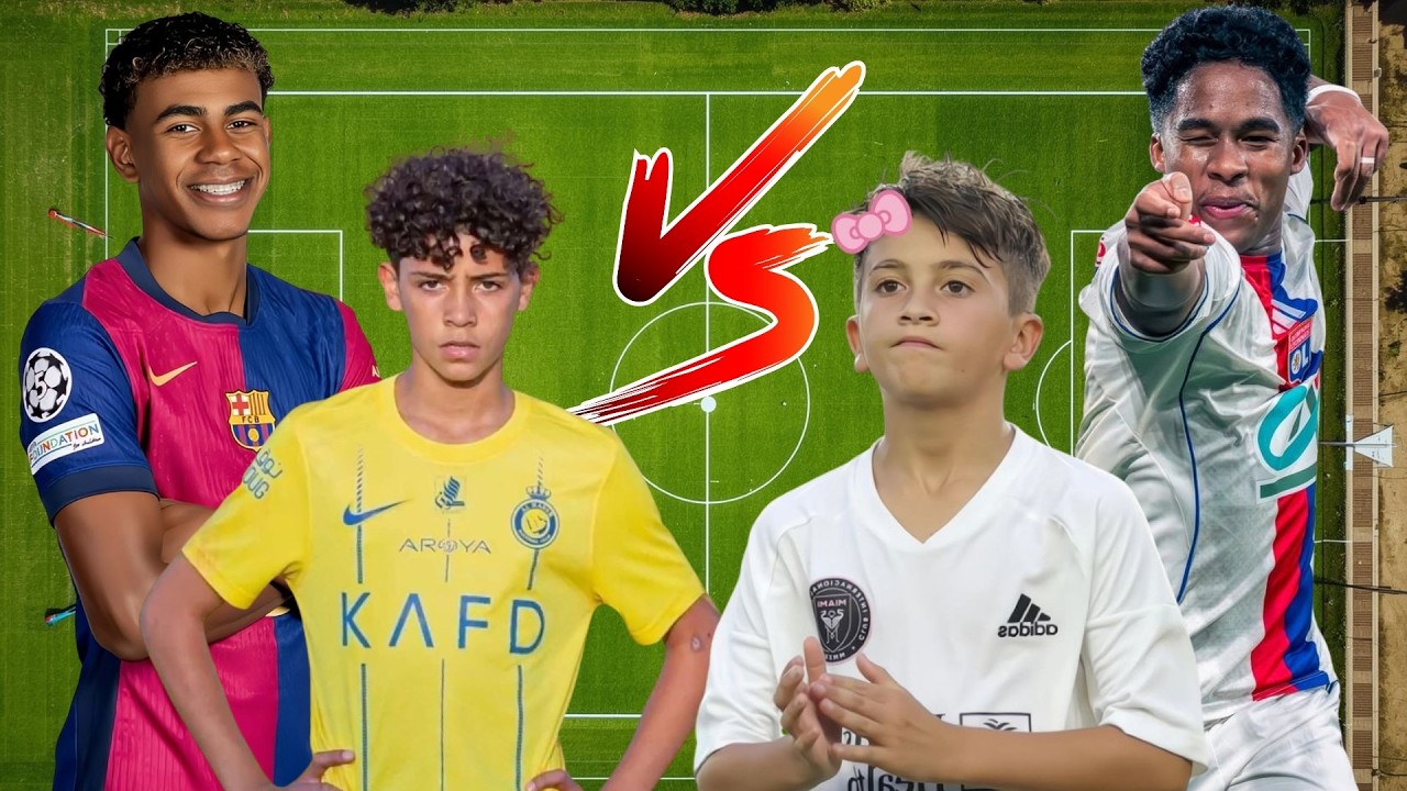 Yamal vs Ronaldo Jr vs Thiago Messi vs Endrick — Football’s Next Superstars Clash 🌟⚽