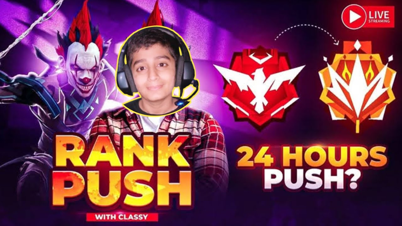 CS RANK PUSH CHALLENGE | FREE FIRE | H AND B GAMERZ