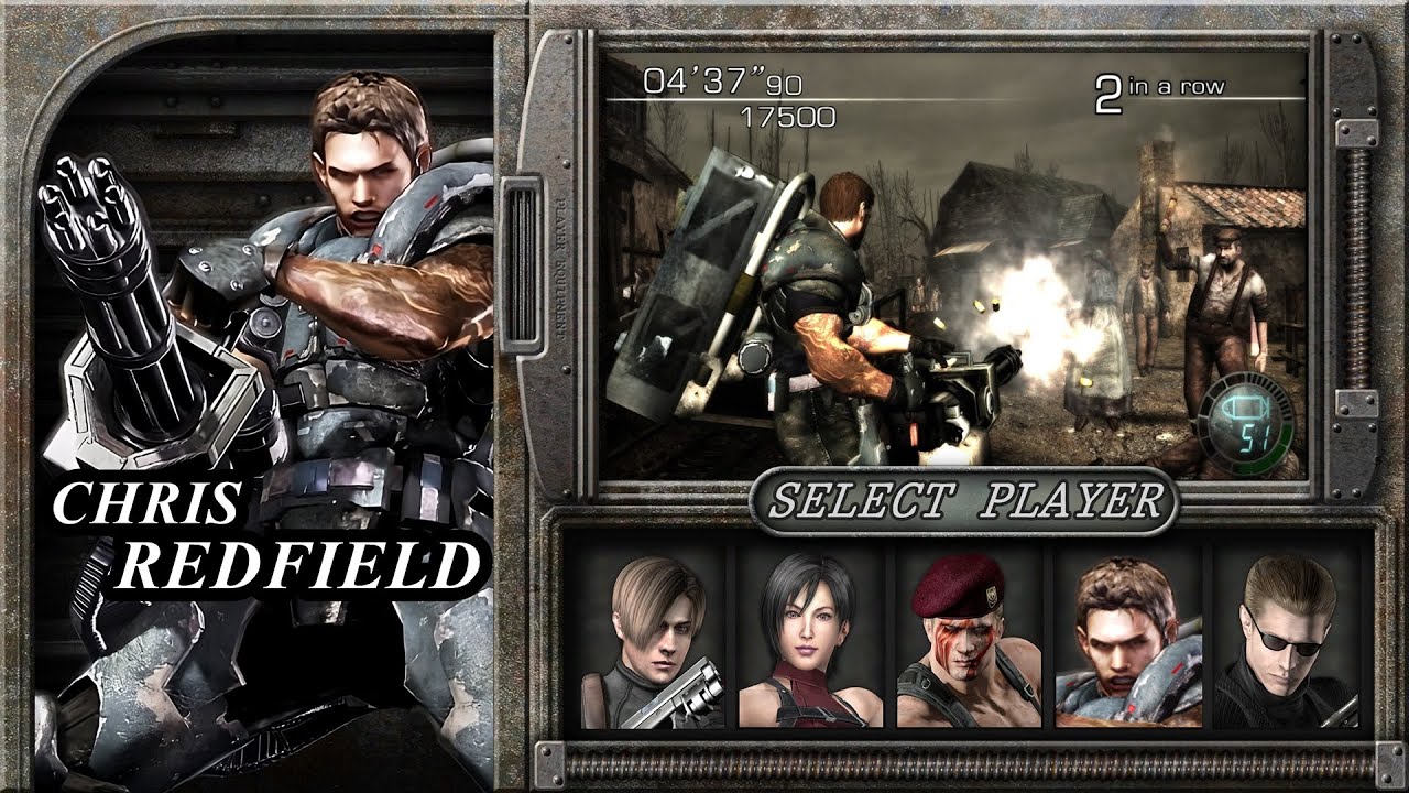 Resident Evil 4 - CHRIS REDFIELD - HEAVY METAL COSTUME UHD