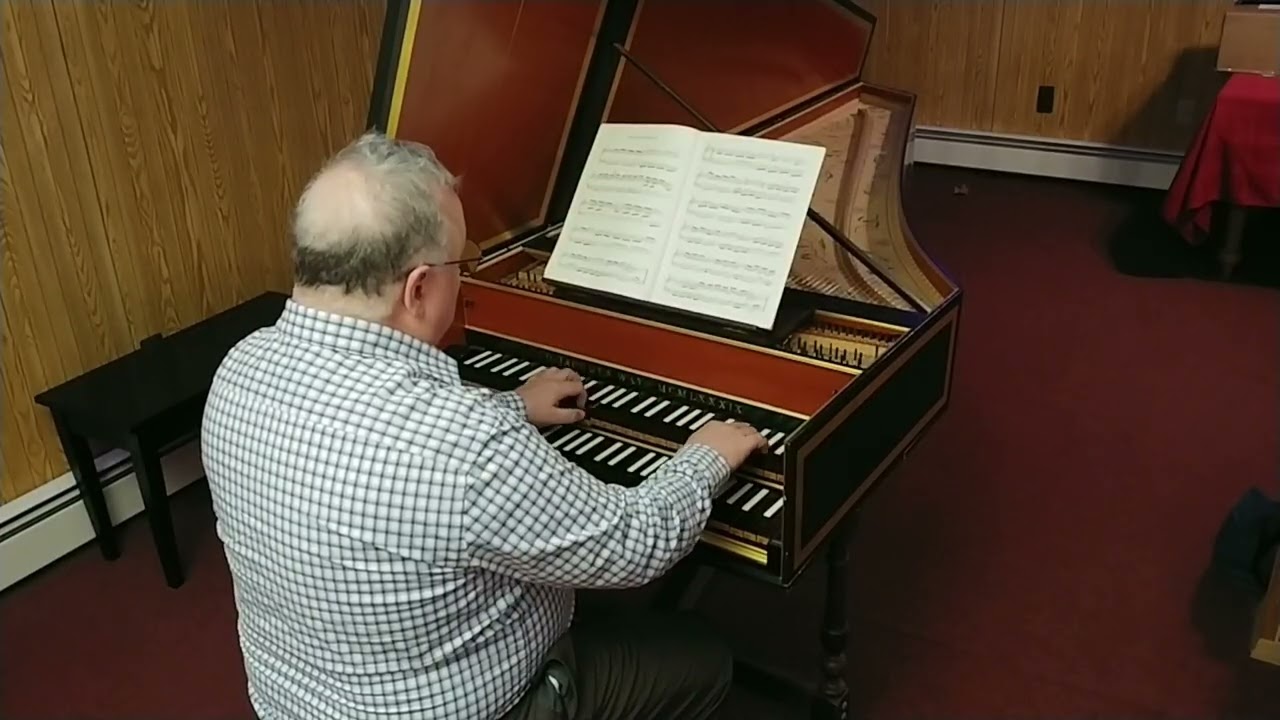 Bach: WTC II Prelude and Fugue No. 2 in c, BWV 871 (D. Jacques Way Harpsichord)