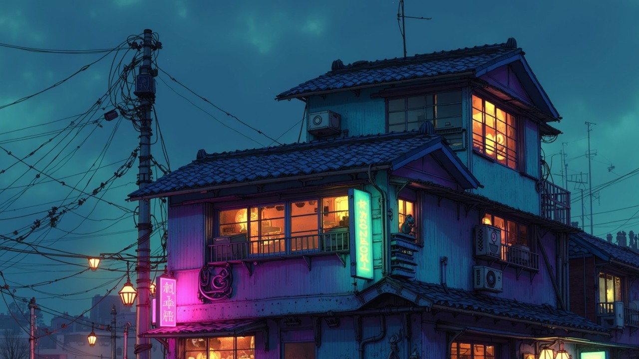 Токийские Lofi Ночи и Chill Vibes: Японский Lofi Hip Hop для Учебы и Сна
