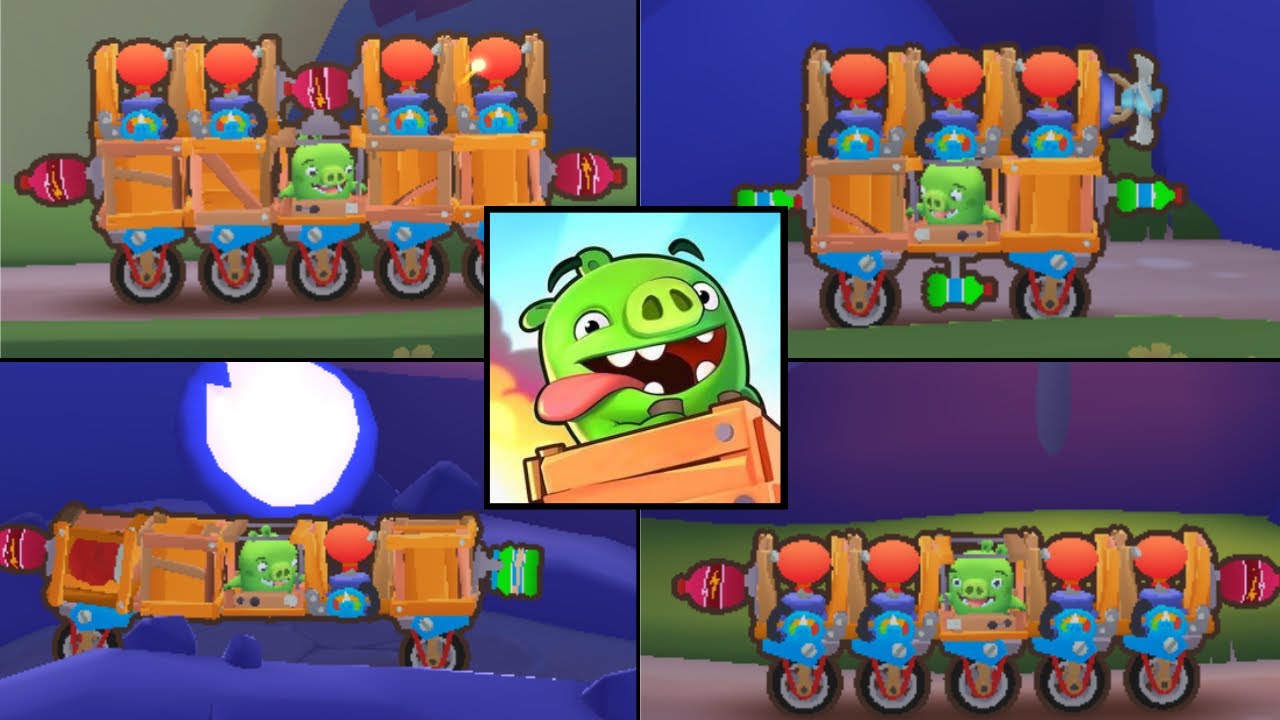 Bad Piggies 2 - All Bosses/Time Trial (Contra-Relógio dos Bosses) 1080P 60 FPS
