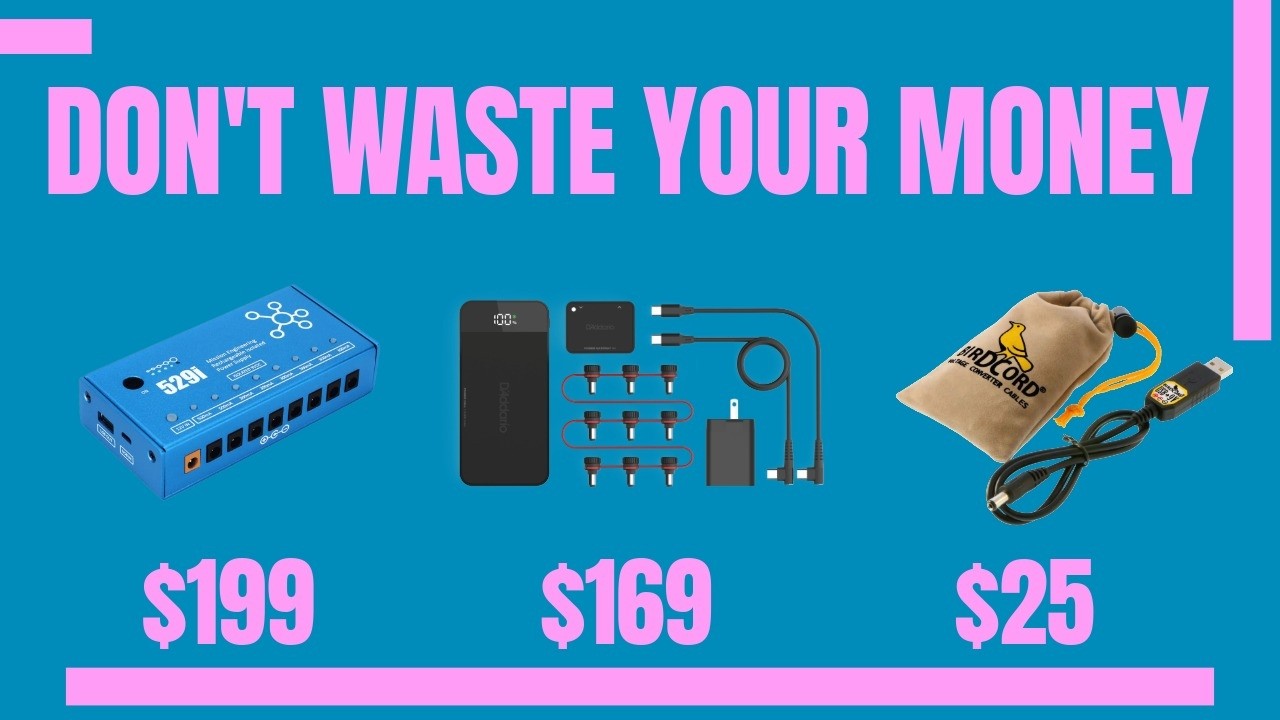 3 Portable pedalboard power options, 3 price ranges