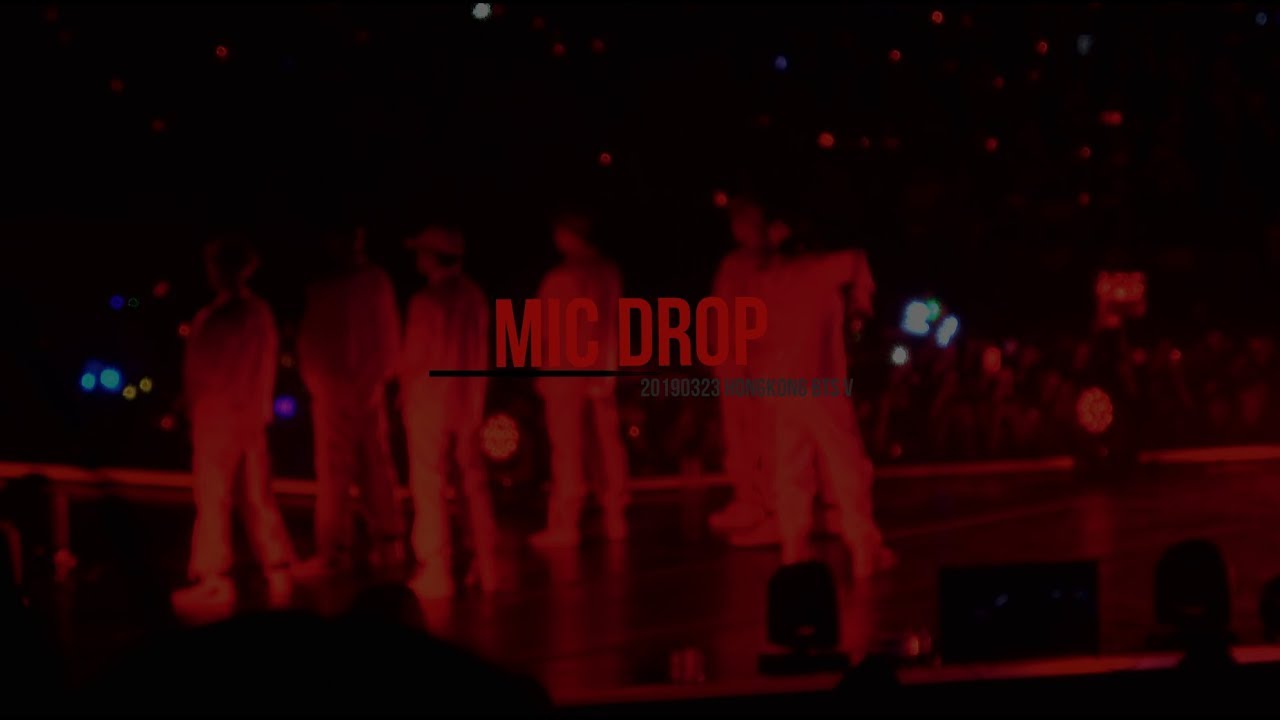4k 190323 LOVE YOURSELF 홍콩 MIC DROP BTS V (태형 focus)