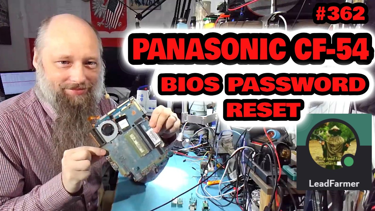 362 | Сброс пароля BIOS Panasonic CF 54