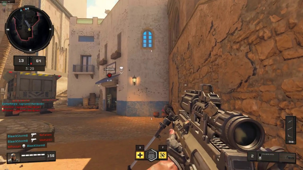 Quickscoping on BO4 on PC