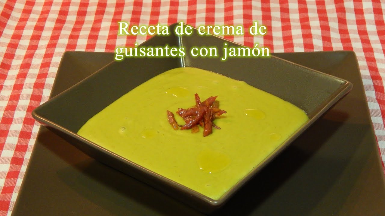 Cómo hacer una crema de guisantes