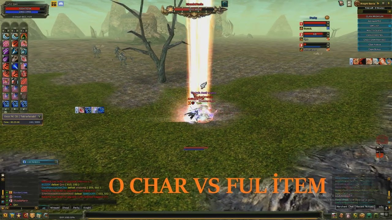 Knight Online - Qen   Pk 1 VS 1 Part  9ne nine Movie #ArdreamPro