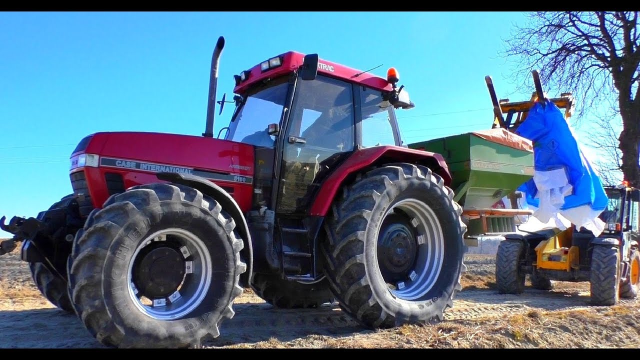 Nawozy 2018!!/2x Amazone/ Case 5150 i John Deere 6230!