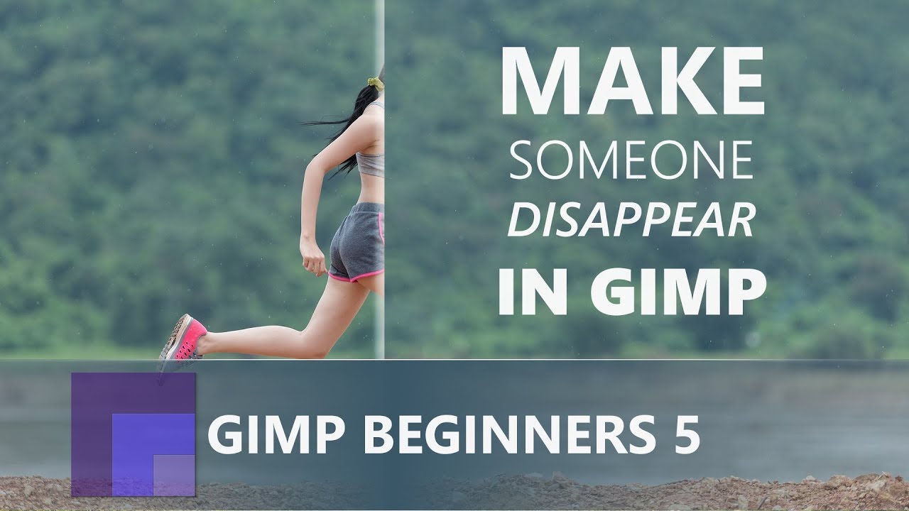 Удалить всё с фотографии в GIMP с помощью GMIC | GIMP для начинающих 5 | Без ресинтезатора