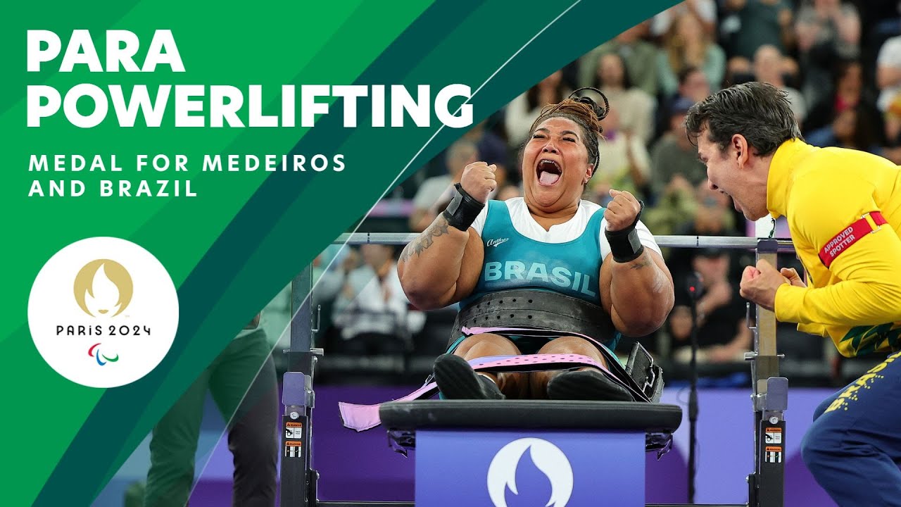 What A Moment 🔥 Tayana Medeiros Wins -86kg Para Powerlifting Gold 🥇🇧🇷