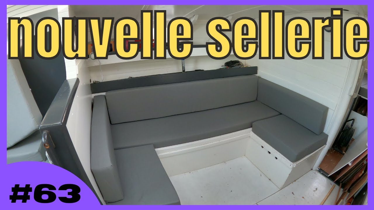 SELLERIE NAUTIQUE  coussins bateau tissu couture
