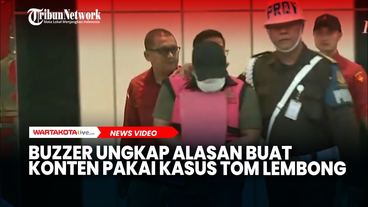 Buzzer Ungkap Alasan Buat Konten Pakai Kasus Tom Lembong