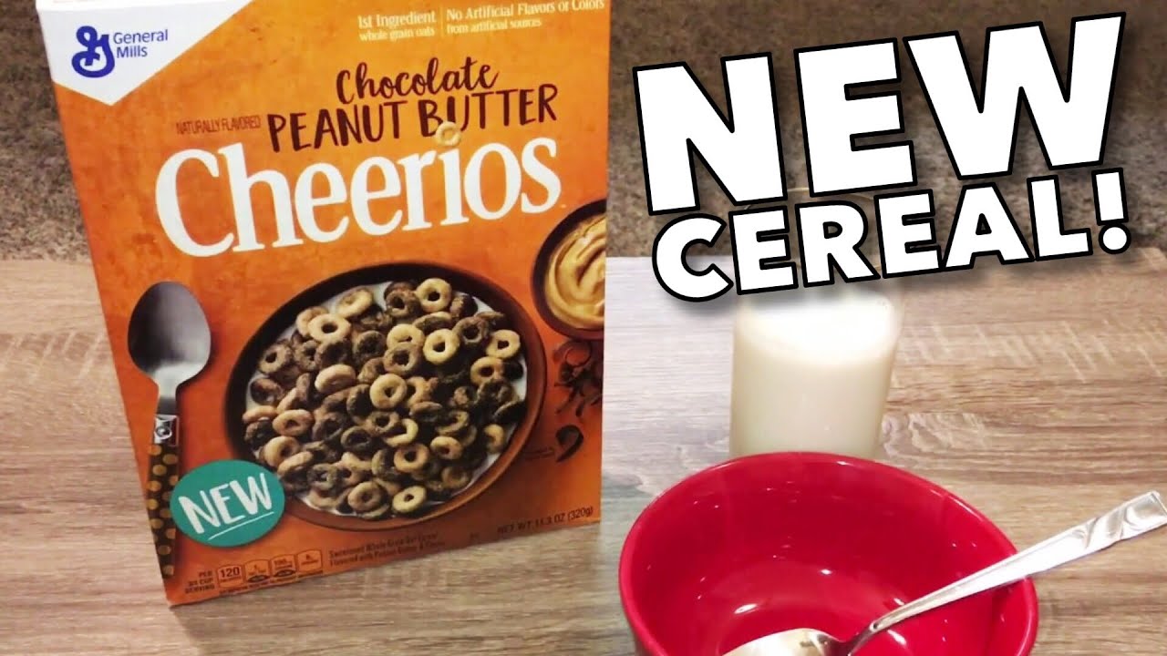 Chocolate Peanut Butter Cheerios - Full Nelson Eats A Lot - New Cereal Food Review
