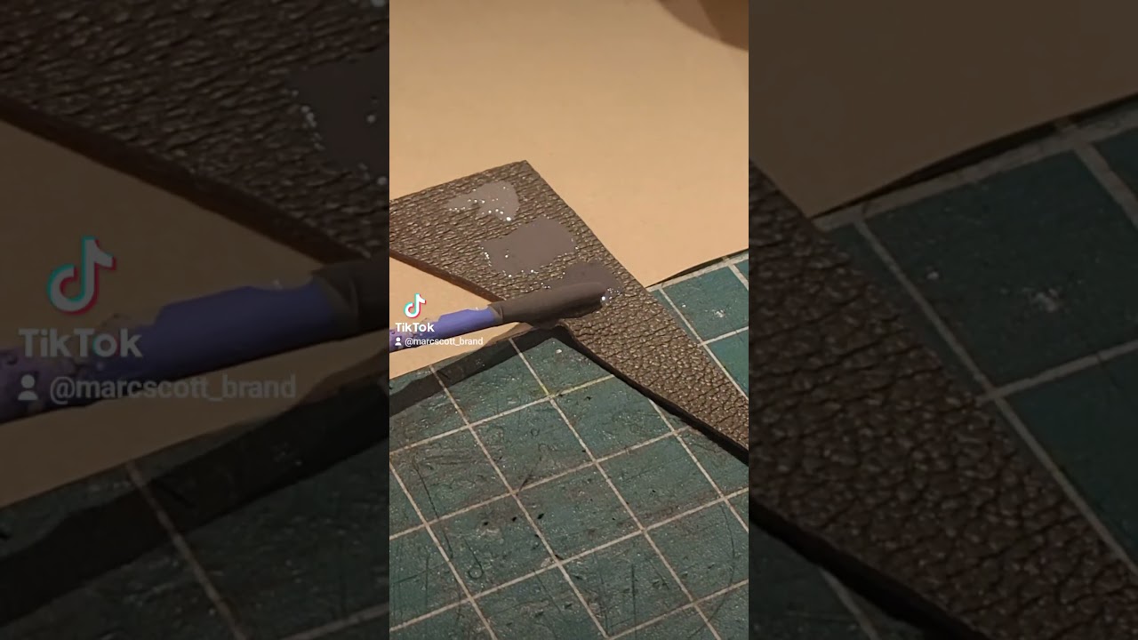 Paint match #paintmatch #paintmixing #colormatch #custommade #artistsoftiktok #leathercraft #chevre