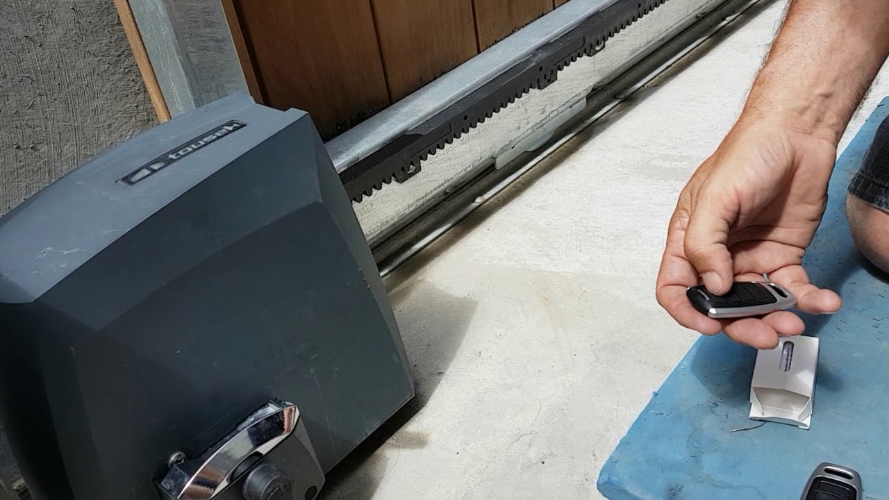 Programming a New Tousek Gate Remote