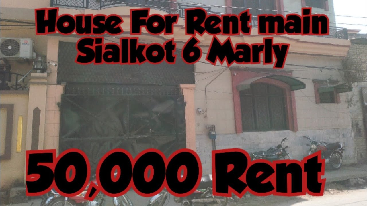 House For Rent Only 6 Marly Main Sialkot Citi Best Location