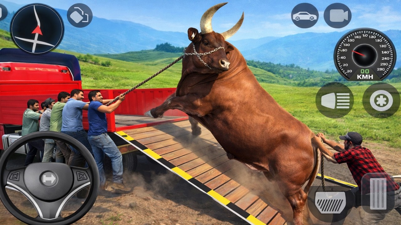 Animal Transport 3D Truck Gameplay – Realistic Animal Cargo Truck Driving Simulator | Roadex Gaming