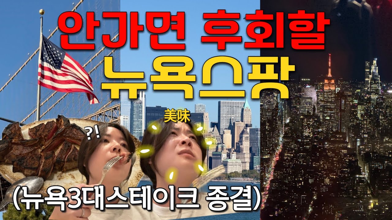 피터루거보다 맛있다고?! 뉴욕 3대 스테이크부터 야경 버스까지🔥 미국 이민자의 완벽한 효도여행 끝! (벤자민스테이크하우스, MoMA 도슨트투어,탑뷰 야경버스,하이라인)🗽뉴욕4