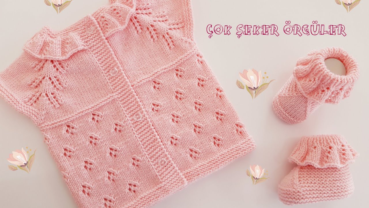 YAKASI PİLELİ BEBEK YELEĞİ YAPIMI