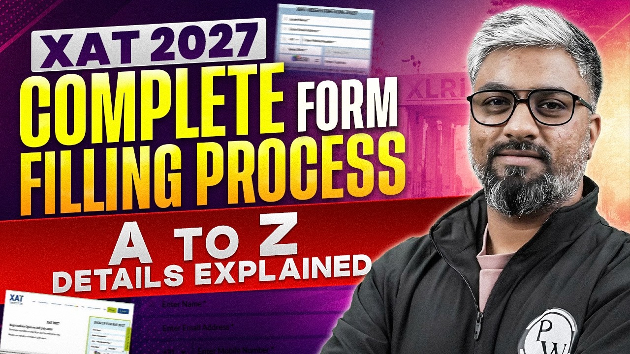 XAT 2027 Form Filling Guide Step by Step Registration Process | How to Fill XAT Application Form