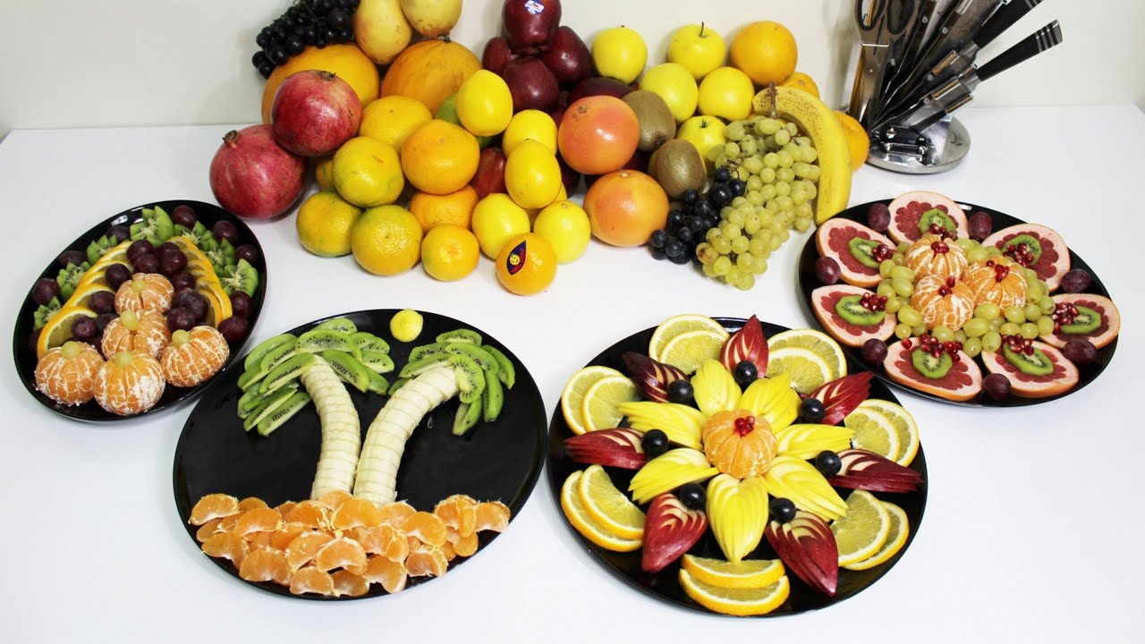 4 Fruit tips and tricks for your party چهار 4 دیزاین میوه برای سفره های مهمانی شما