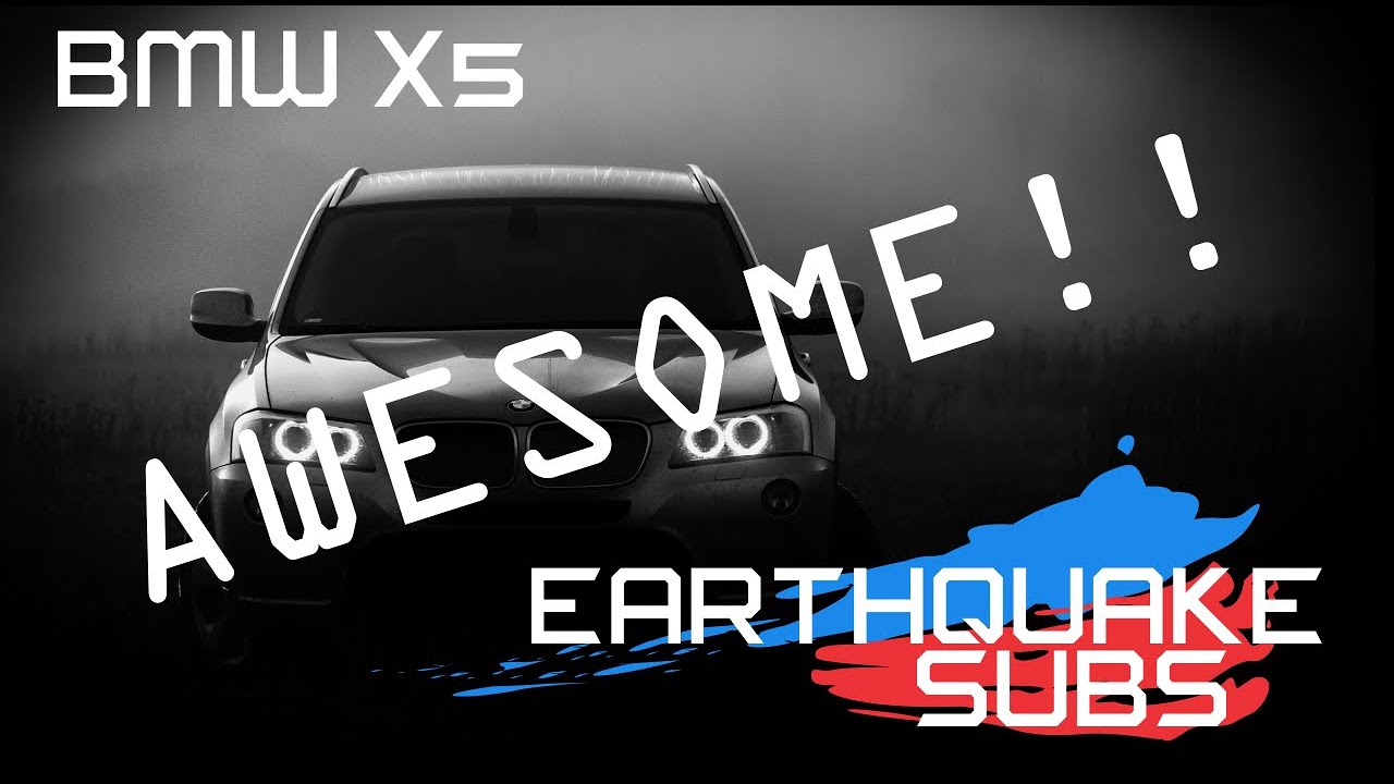 BMW X5 EarthQuake SWS Subwoofer upgrade