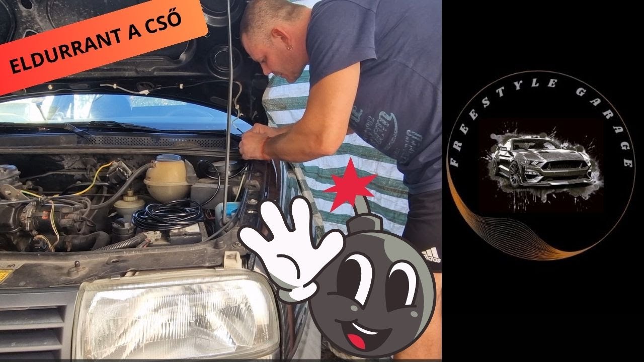 Ablakmosó cső csere