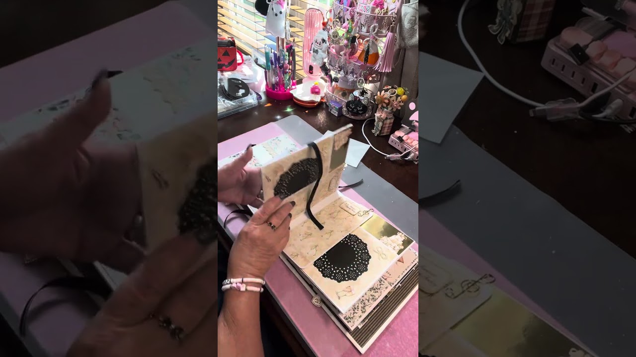 Wedding album for a relative. 