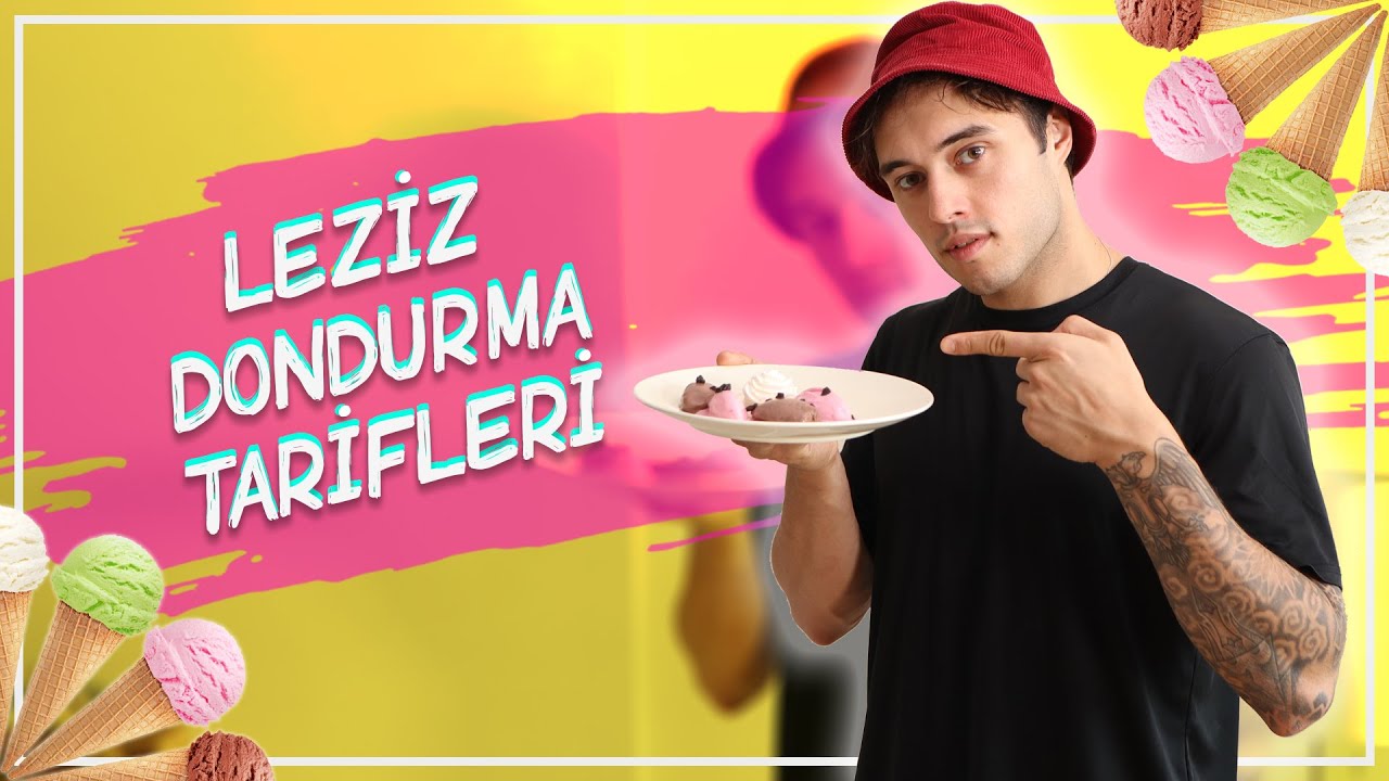 Buz Gibi Kakaolu ve Çilekli Dondurma Nasıl Yapılır? (MasterChef'te yaptığım tarif)